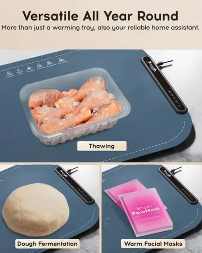 Portable Warming Trays - Navy Blue