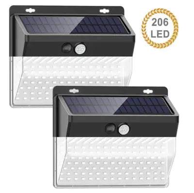 Lumina 206 LED Cluster Lights With Solar Power And Motion Sensor