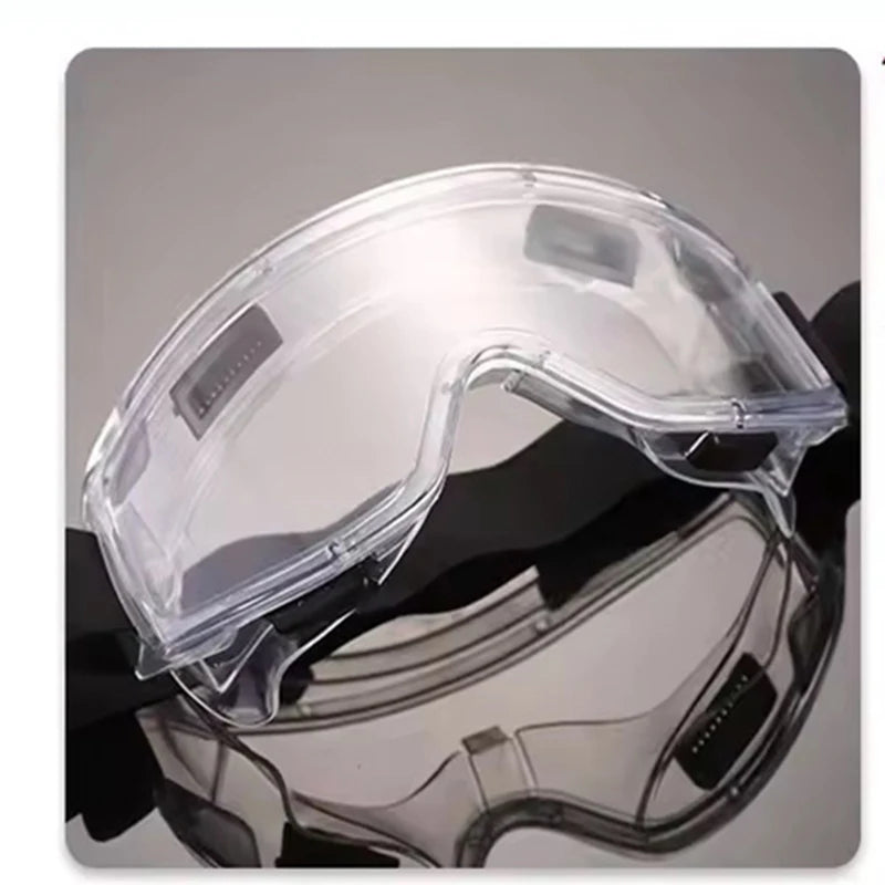 Protective Anti-Fog Anti-splash Goggle Dust-Proof Wind-Proof Work Lab Eyewear Eye Protection Safety Research Glasses Clear Lens