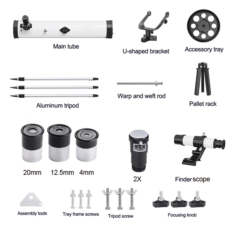 Skyoptikst 76/700 Professional Astronomical Telescope High power definition High quality 76mm lens 700 focal Length