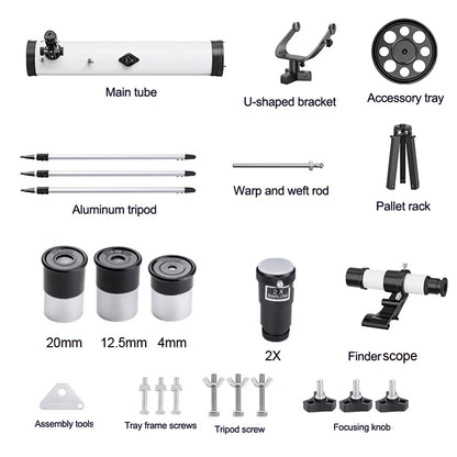 Skyoptikst 76/700 Professional Astronomical Telescope High power definition High quality 76mm lens 700 focal Length