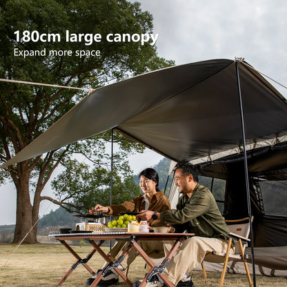 BISINNA One-touch Ridge Type Tent Titanium Glue 3-4 Person Outdoor Automatic Camping Family Tent