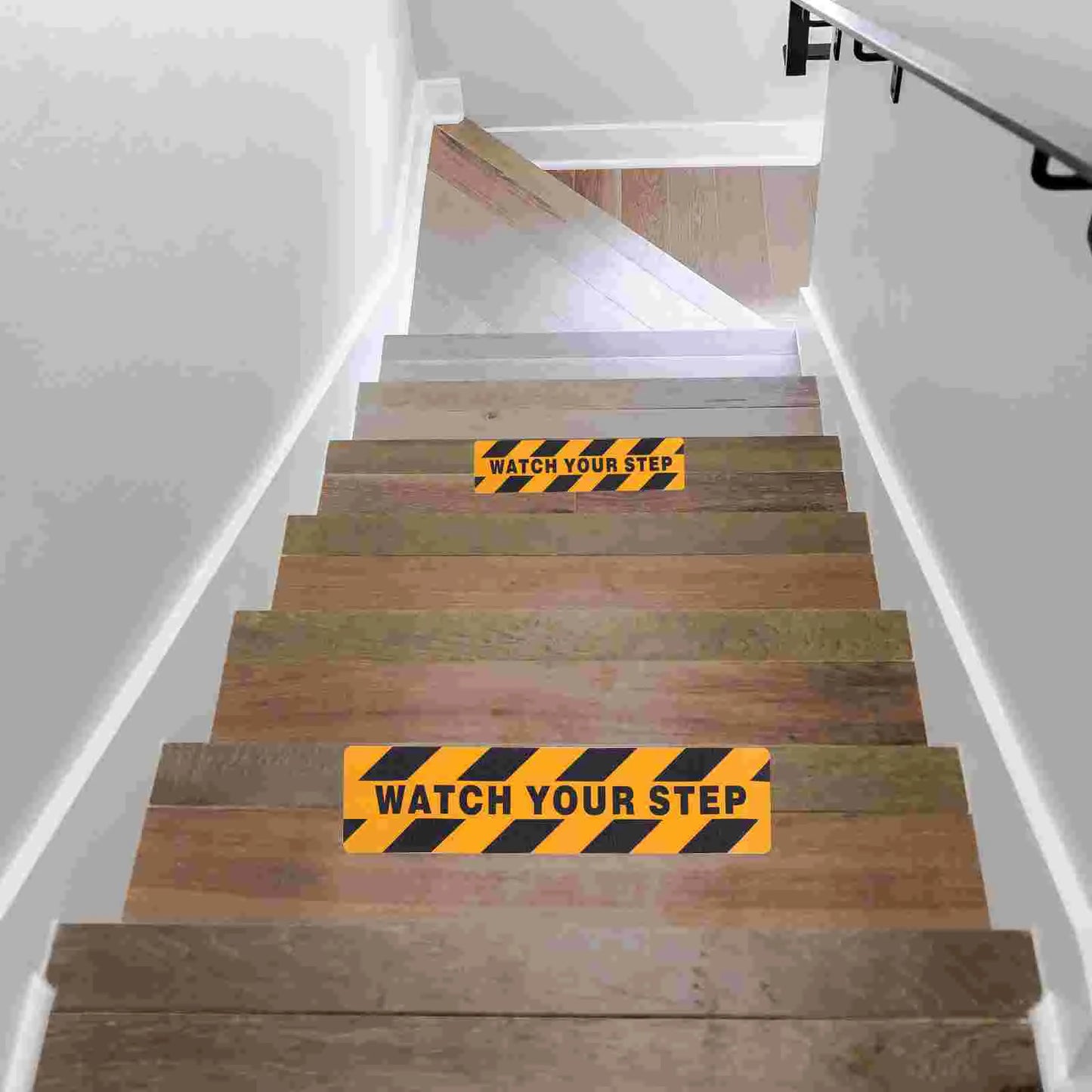 2 Pcs Sticker Red Reflective Tape Warning The Sign Safety Stickers Floor Adhesive Watch Your Step