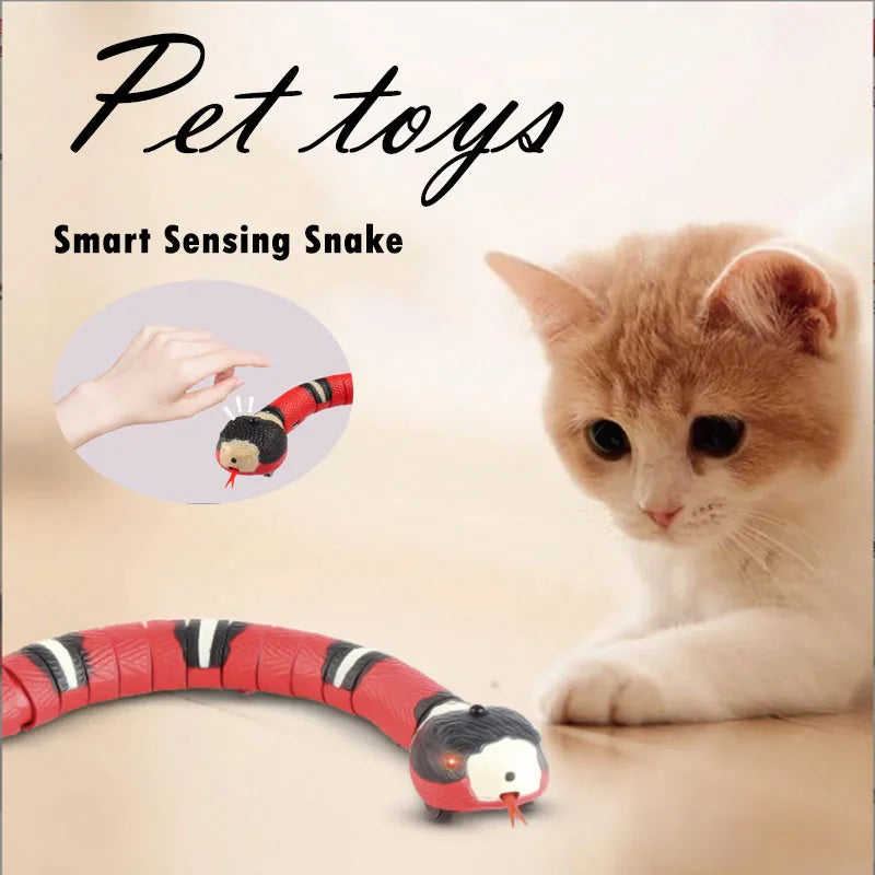 2023 Eletronic Smart Sensing Snake Automatic Cat Toys For Cats Dogs Pet Kitten Toys Pet Accessories