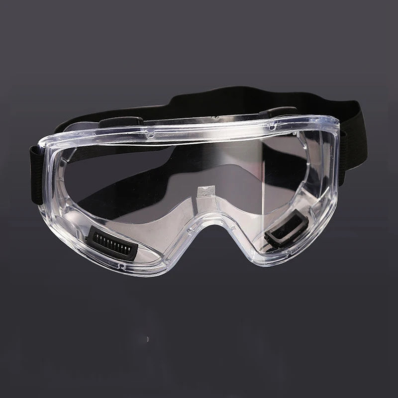 Protective Anti-Fog Anti-splash Goggle Dust-Proof Wind-Proof Work Lab Eyewear Eye Protection Safety Research Glasses Clear Lens