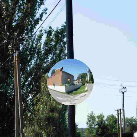 Outdoor Mirrors Mirror Driveway Outdoor Convex Wide Angle Outdoor Mirrorss Traffic Security Plastic