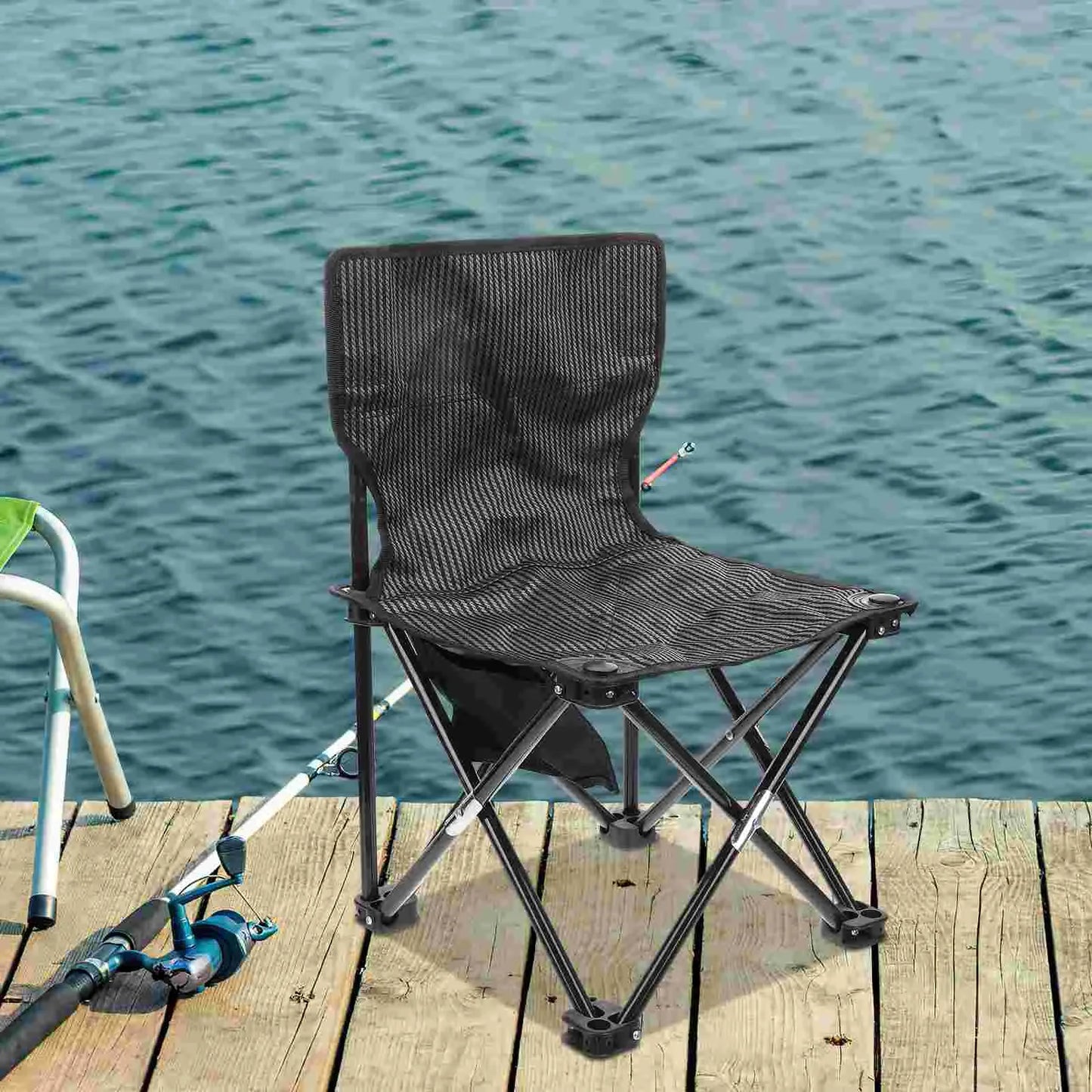 Portable Folding Camping Chair with Carry Bag Rocking Recliner Chair Chair