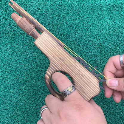 Wooden Rubber Band Launcher