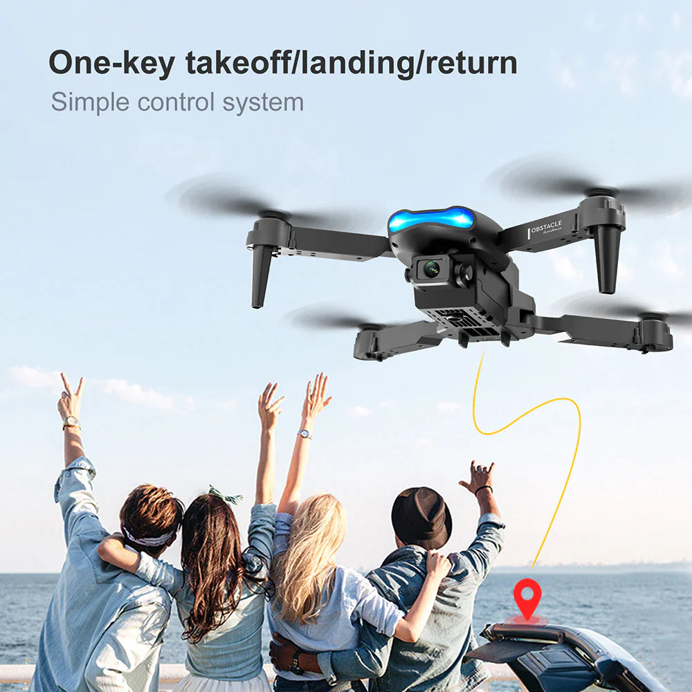 Drones Quadcopter 5G 4K GPS Drone X Pro with HD Dual Camera WiFi FPV Foldable RC - Anti Spier 