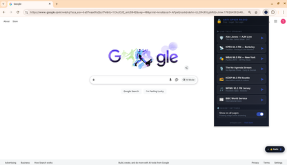 Anti Spier Radio 24/7 Non Stop Access Browser Extension