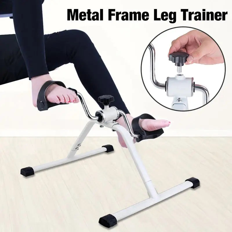 Metal Frame Pedal Exerciser Muscle Training Fully Assembled Exercise Pedals Arms Legs Trainer For Indoor