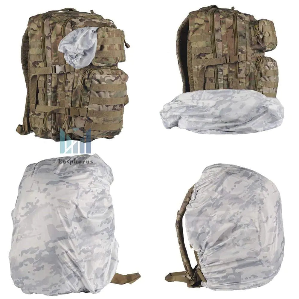 Winter Camo Backpack Cover Water Repellent Anti dust Ultra Lightweight