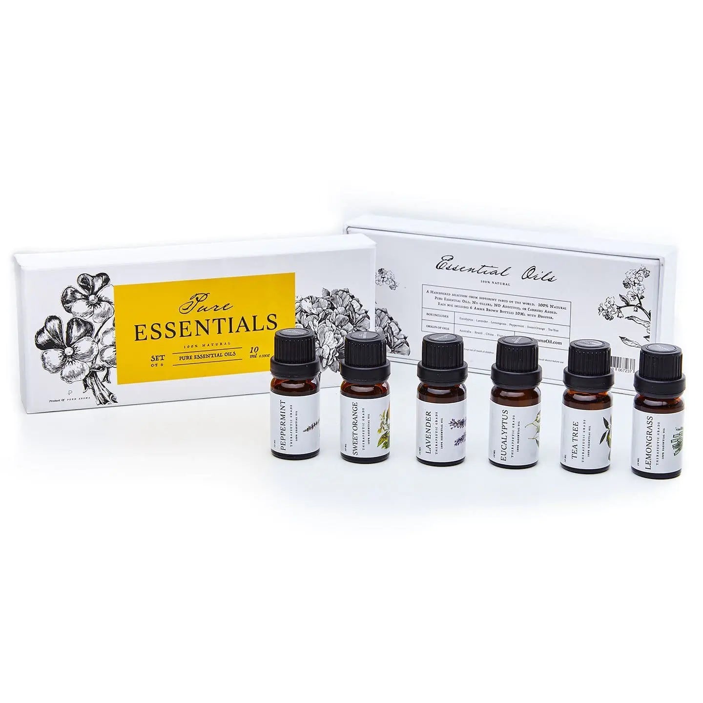 Pure Essential Oils 6 Pack