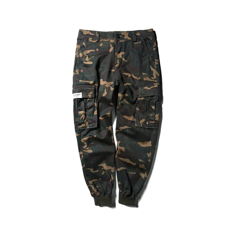 Men's Streetwear Camouflage Cargo Pants in Loose Fit
