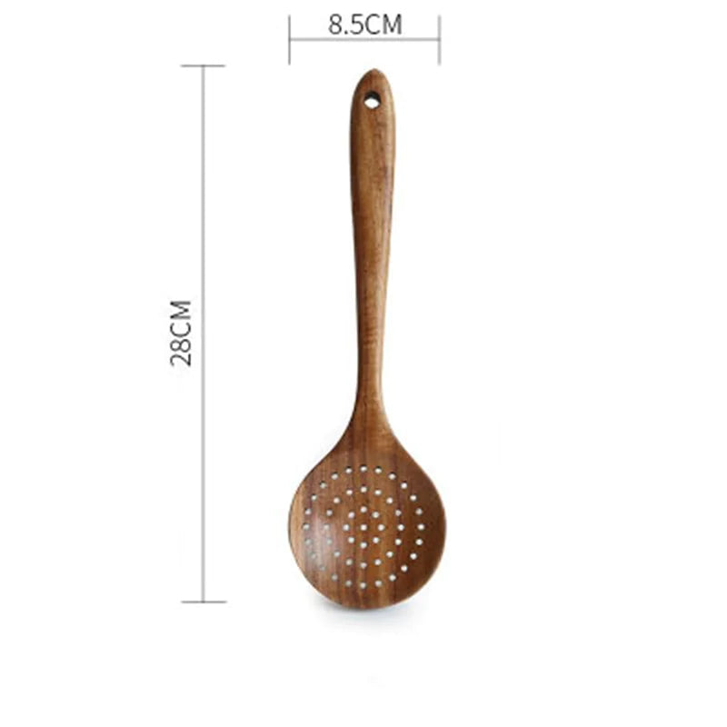 Essential Non-Stick Cookware & Wooden Spoon Set