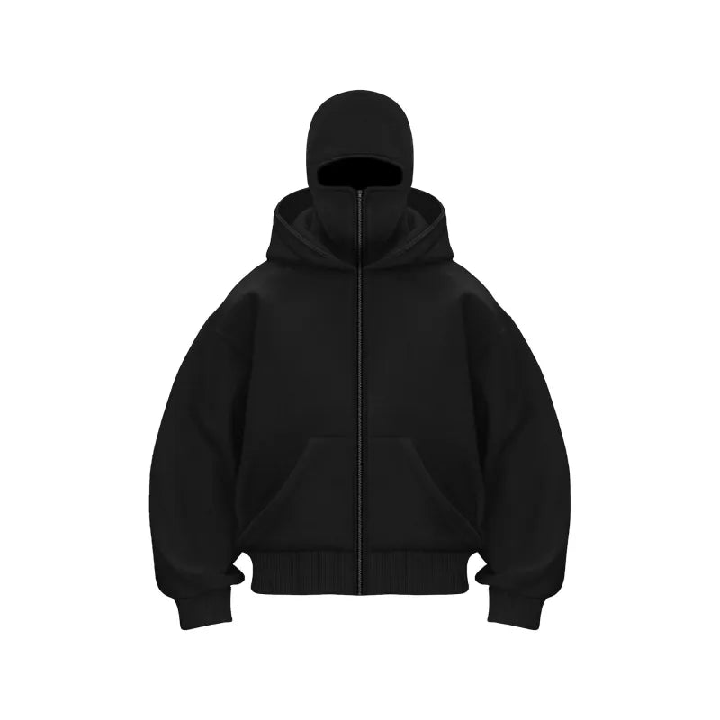 Fleece-lined Double Hooded Sweater