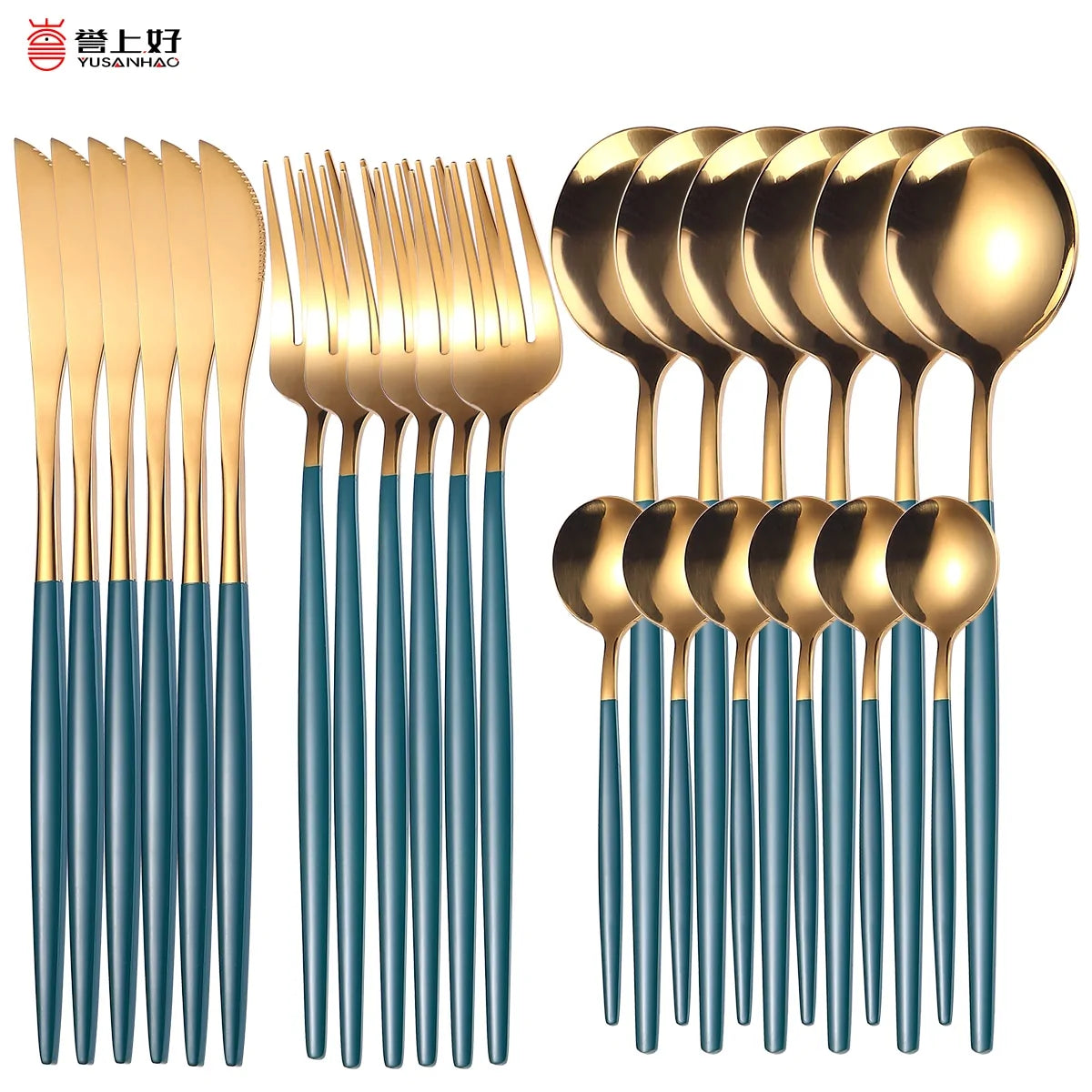 24 Pieces Luxury Cutlery Set