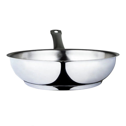 Serenk Modernist Stainless Steel Frying Pan 24 cm