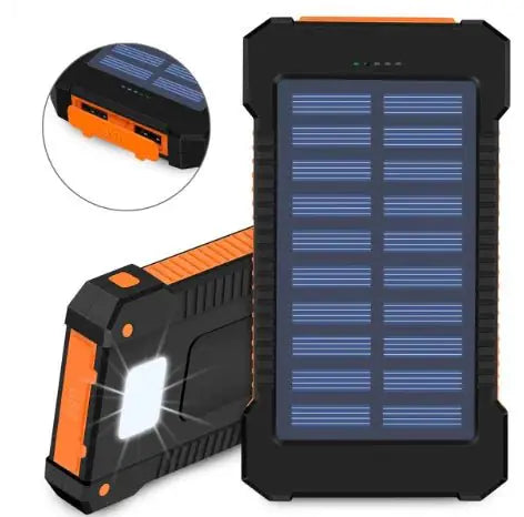 Waterproof Solar Charging 10000mAh Battery Backup