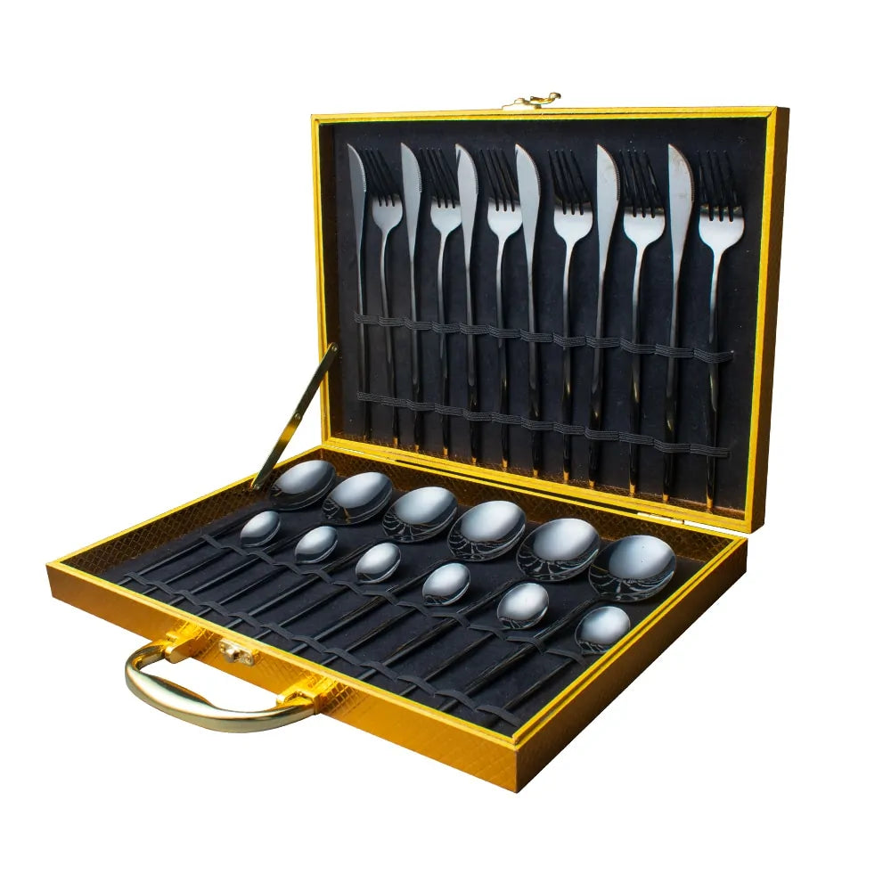 24 Pieces Luxury Cutlery Set