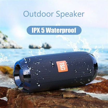 Bluetooth Speaker Wireless Waterproof Outdoor Stereo Bass USB/TF/FM Radio LOUD - Anti Spier 