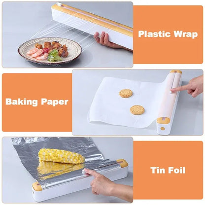 Food Film Dispenser with Magnetic Wrap