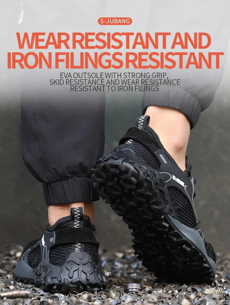 Anti-collision and Anti-smashing Breathable Safety Shoes