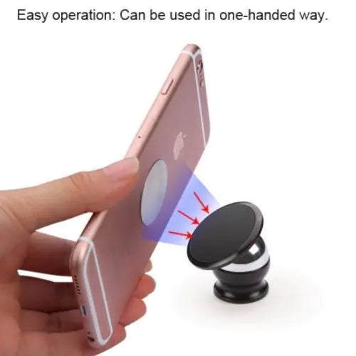 360 Degree Magnetic Car Dash Mount Ball Dock Holder For Phone Tablet Universal - Anti Spier 