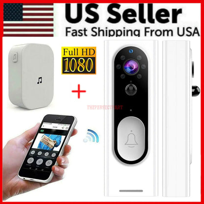 WiFi Ring Doorbell 1080P HD Security Camera Wireless Door Bell CameraAnti Spier Anti SpierWiFi Ring Doorbell 1080P HD Security Camera Wireless Door Bell Camera img{max-width:100%}

 
 Two-Way Door Bell WiFi Wireless Video PIR Doorbell Talk Smart Security HD Camera

Features: 
This WiFi doorbell can connect home WiFi a