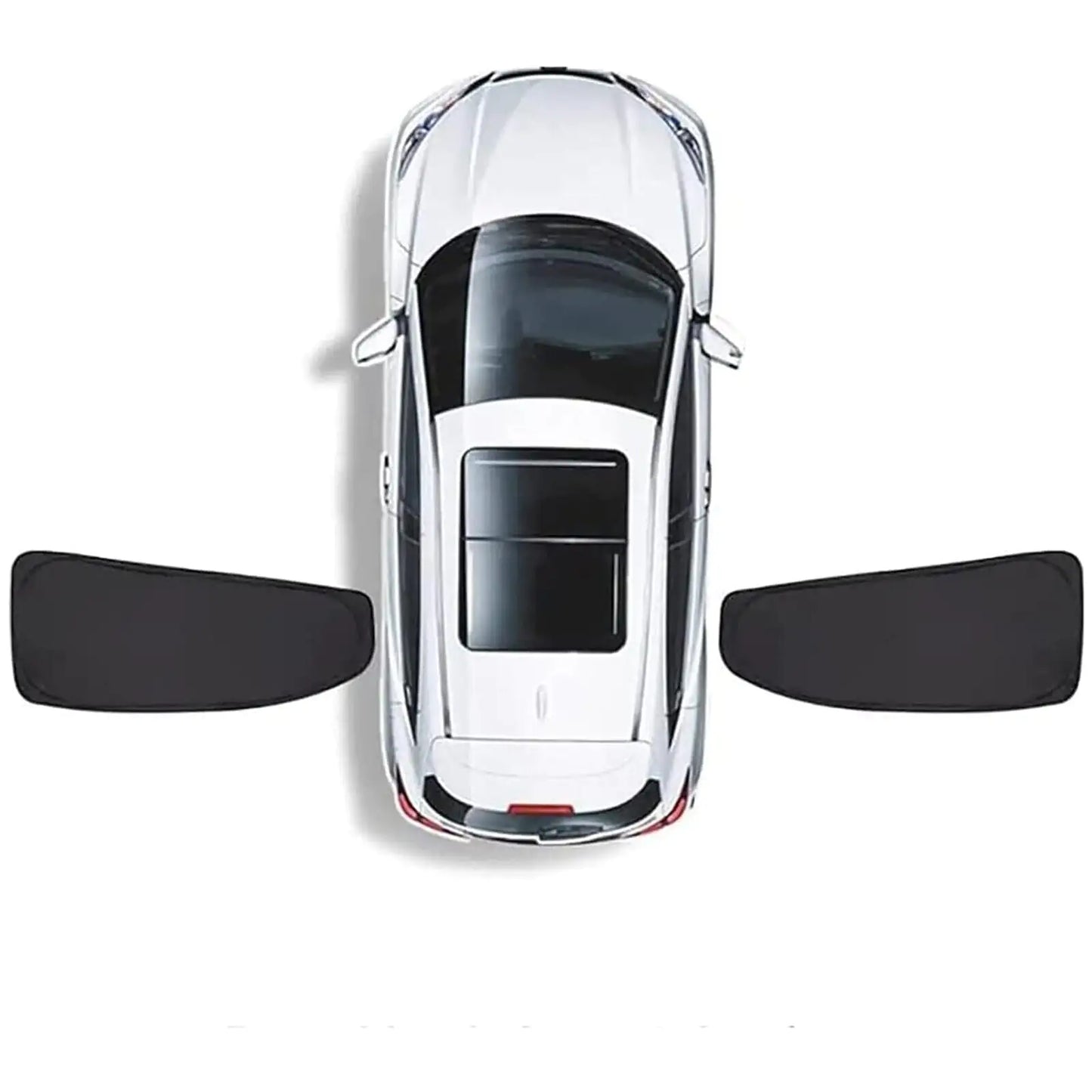 4X Magnetic Car Side Front Rear Window Sun Shade Cover Mesh Shield UV Protection