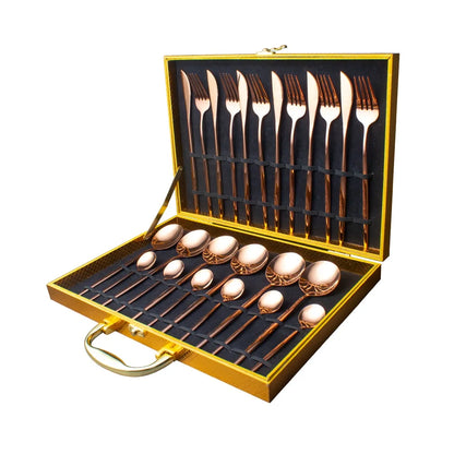 24 Pieces Luxury Cutlery Set