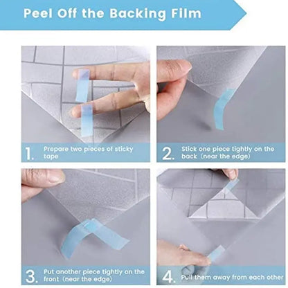 Window Privacy Film - Static Cling UV Blocking Vinyl