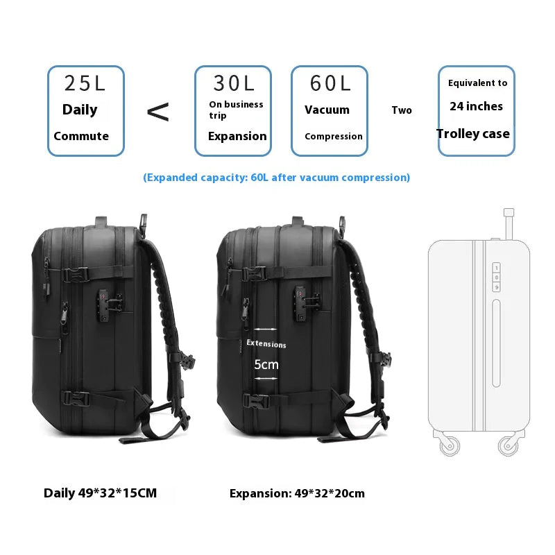 Men's Expansion Backpack Dry Wet Separation