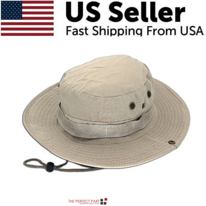 Wide Brim Sun Hat UV Protection Bucket Cap For Hiking Camping Fishing Safari Men - Anti Spier 