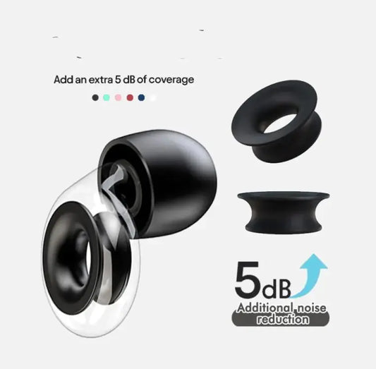 Silicone Ring Earplugs Adjustable Accessories