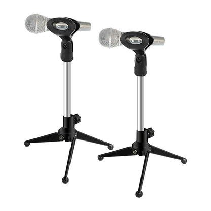 5Core Desktop Mic Stand Tripod Universal Desk Microphone Holder Table Top Stands