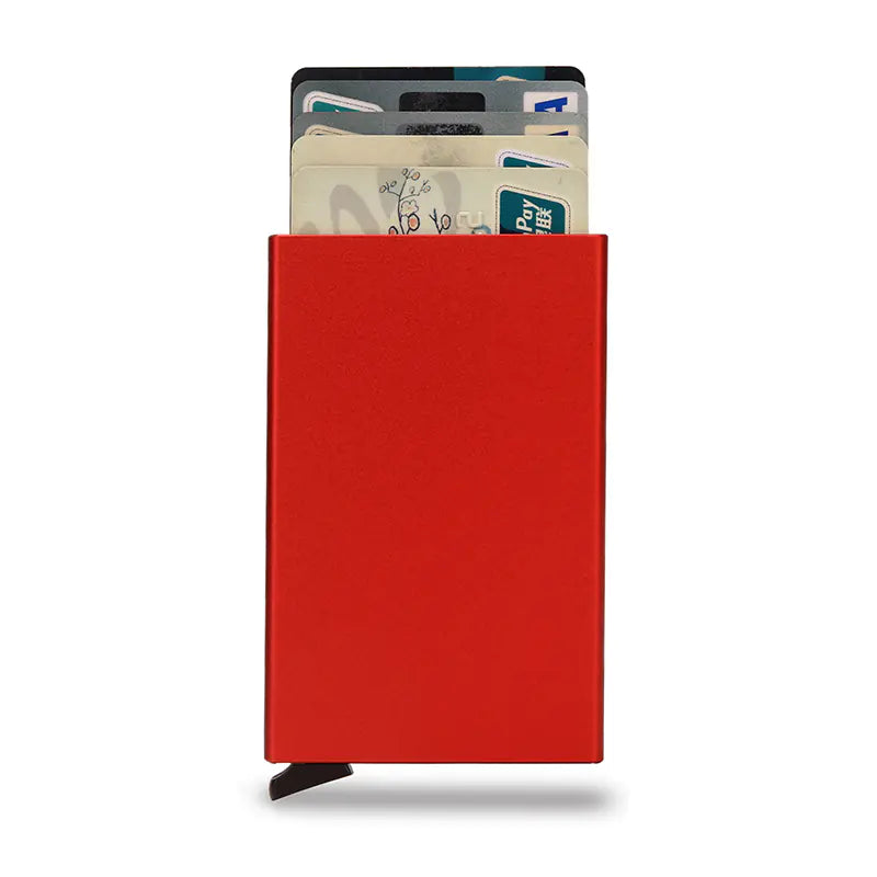 Anti-Magnetic Aluminum RFID Card Holder Wallet