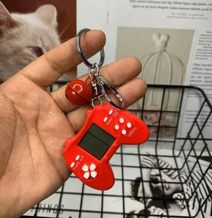 Retro Game Console Keychain Built-in 7 Games