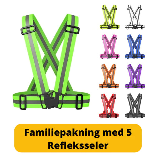 Reflective Vest 5 Pieces - Family Pack