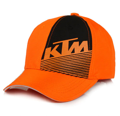 KTM Racing Cap for Off-Road Motorcycles and Baseball