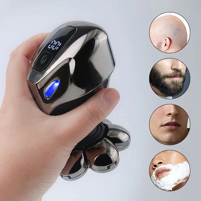 7D Cordless Shaver Hair Trimmer Men’s 5-In-1 Electric Head Shaver Razor Men Wet - Anti Spier 