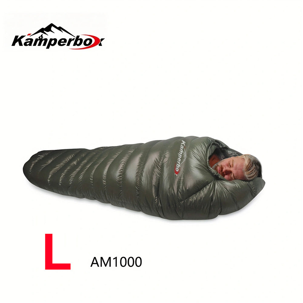 Kamperbox Cold Temperature Winter Sleeping Bag Down Sleeping Bag Winter Camping Sleeping Bag