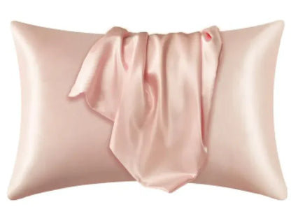 Silk-like Solid Color Pillowcase