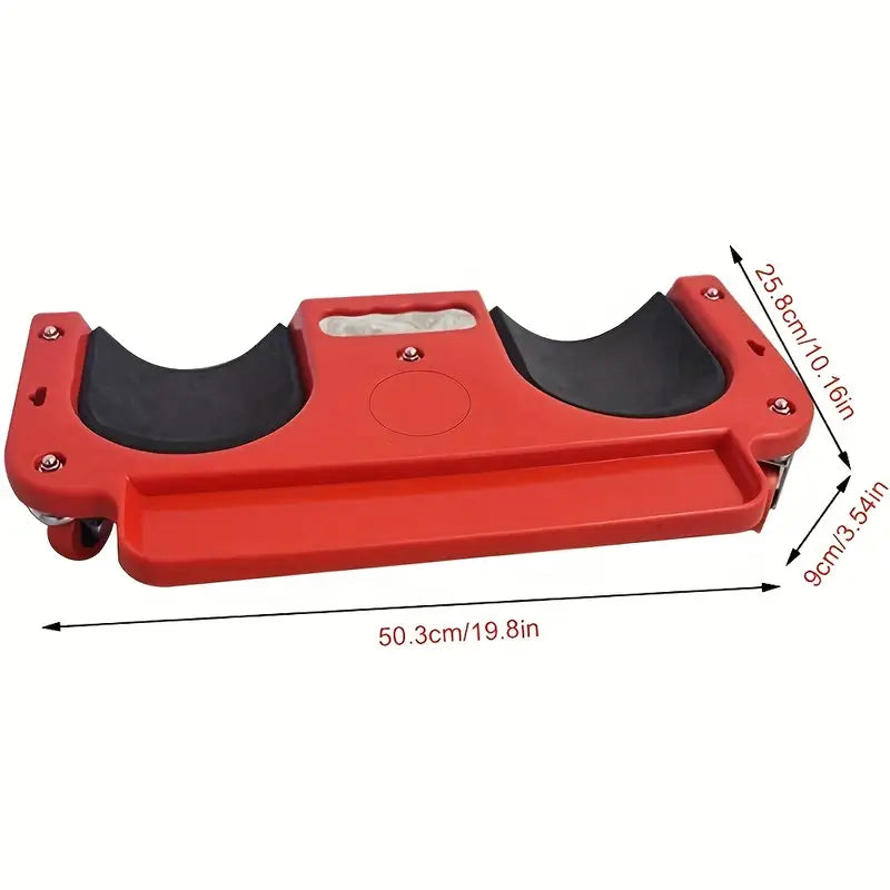 1pc Heavy-Duty Rolling Knee Pad Platform with Wheels - Cushioned Support for Carpenters, Flooring Contractors & Auto Repair Mechanics, Kneeling Aid