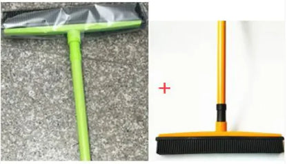 Extendable Pet Hair Removal Rubber Broom