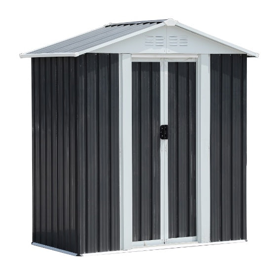 Outdoor Metal Gardening Tools Storage Shed