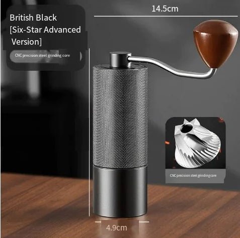 Adjustable Manual Coffee Grinder - Anti Spier - Anti Spier - 