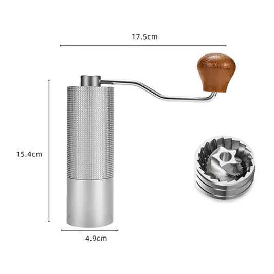 Adjustable Manual Coffee Grinder - Anti Spier - Anti Spier - 