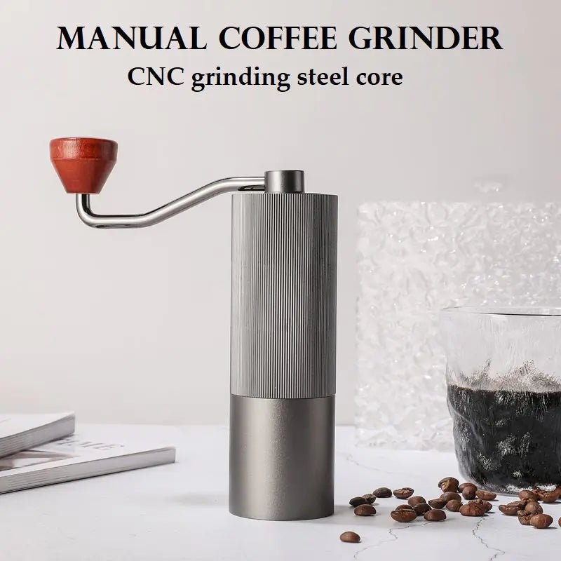 Adjustable Manual Coffee Grinder - Anti Spier - Anti Spier - 