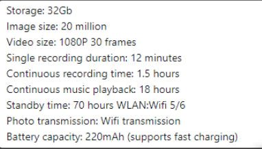 AI Camera Smart Glasses - Anti Spier - Anti Spier - 